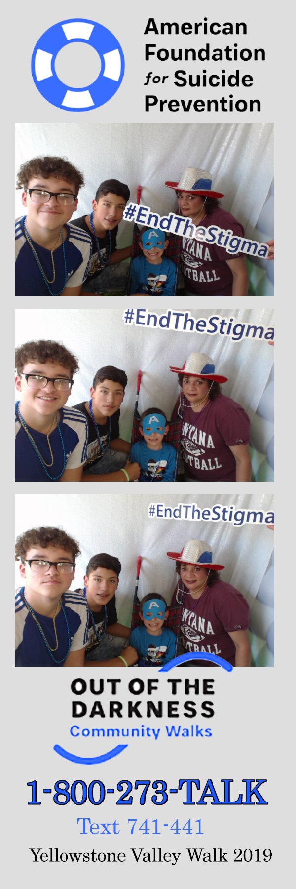 Out of the Darkness Walk 2019 | View more photos from the event at gallery.photoboothbillings.com/u/PhotoBoothBillings/Out-of-the-Darkness-Walk-2019